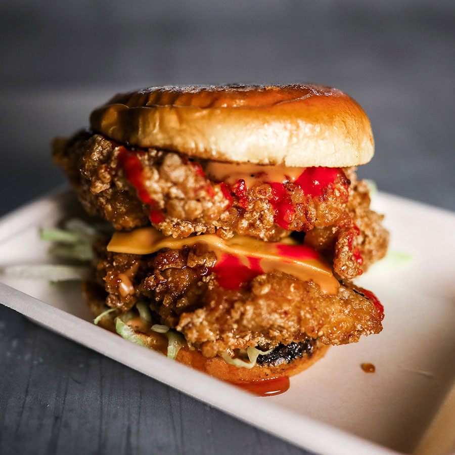 DOUBLE NASHVILLE CHICKEN Order Street Food from Flaming Peaches